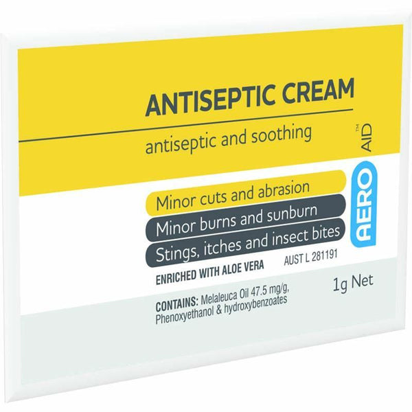 Aeroaid Antiseptic Cream Sachet 1G AA01 - SuperOffice
