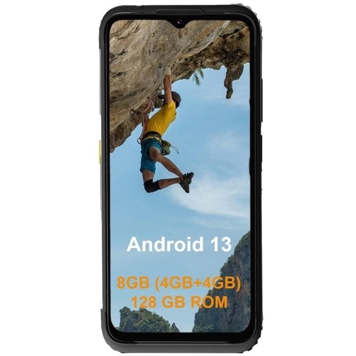 AGM H6 Rugged Ultra Slim Mobile Phone Dual Sim 128GB/4GB 6.5" Black AH6AU128BL01 - SuperOffice