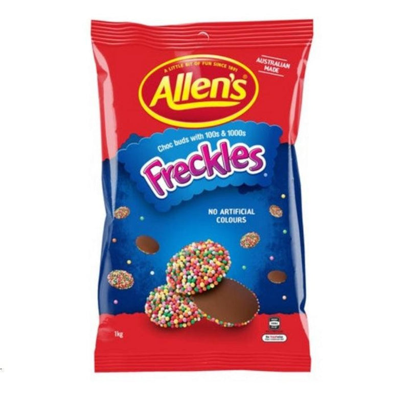 Allen's Freckles Lollies 1kg Pack FRE61KG - SuperOffice