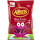 Allens Red Frogs Lollies 1.3kg Bag 6 Pack BULK 109106A (6 Pack) - SuperOffice