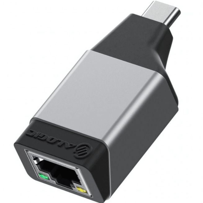 Alogic Ultra Mini USB-C to RJ45 Gigabit Ethernet Internet Adapter Dongle MacBook Surface Pro ULCGEMN-SGR - SuperOffice