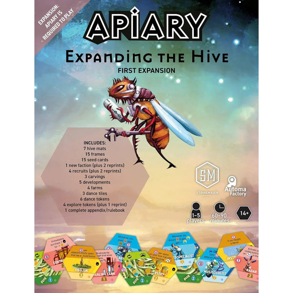 Apiary: Expanding the Hive Expansion Tabletop Strategy Game 850032180948 - SuperOffice