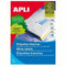 Apli 1264 General Use Labels Square Corners 2Up 210 X 148.0Mm A4 White 100 Sheets 901264 - SuperOffice