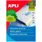 Apli 1281 General Use Labels Square Corners 1UP 210x297mm A4 White 100 Sheets 901281 - SuperOffice