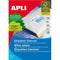 Apli 2419 General Use Labels Round Corners 14Up 99.1 X 38.1Mm A4 White 100 Sheets 902419 - SuperOffice