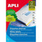 Apli 2420 General Use Labels Round Corners 8Up 99.1 X 67.7Mm A4 White 100 Sheets 902420 - SuperOffice