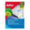 Apli 2422 General Use Labels Round Corners 4Up 99.1 X 139.0Mm A4 White 100 Sheets 902422 - SuperOffice