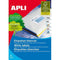 Apli 2785 General Use Labels Square Corners 14Up 98 X 38.0Mm A4 White 100 Sheets 902785 - SuperOffice