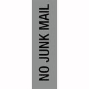 Apli No Junk Mail Self Adhesive Sign Silver 900417 - SuperOffice