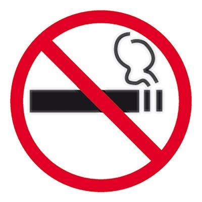 Apli No Smoking Self Adhesive Sign 900425 - SuperOffice