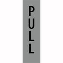 Apli Pull Self Adhesive Sign Silver 900419 - SuperOffice