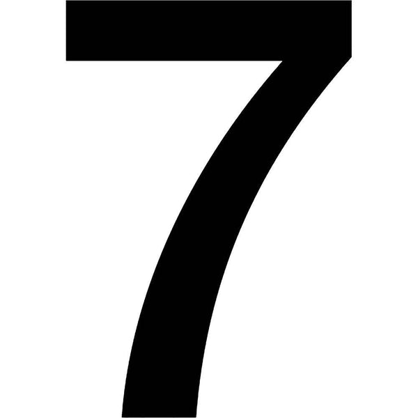 Apli Self Adhesive Number 7 Black/White 900412 - SuperOffice