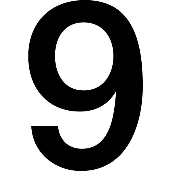 Apli Self Adhesive Number 9 Black/White 900414 - SuperOffice