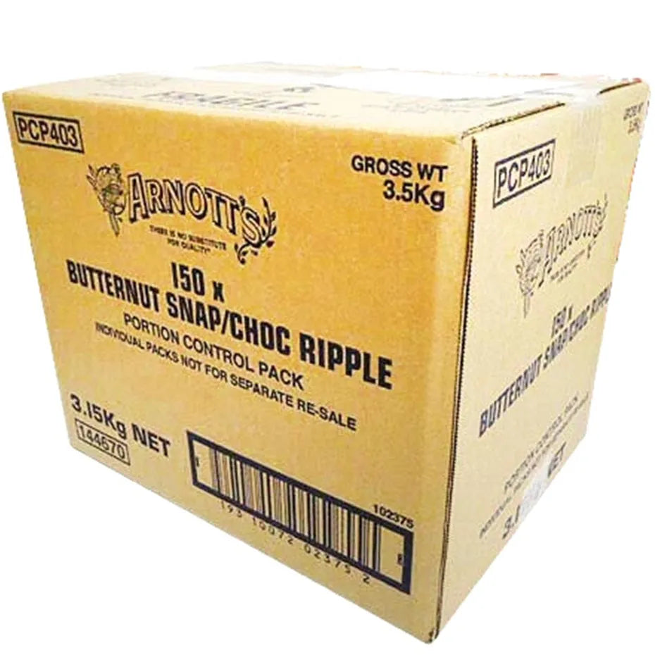 Arnotts Biscuits Butternut Snap Choc Ripple 150 Portion | SuperOffice