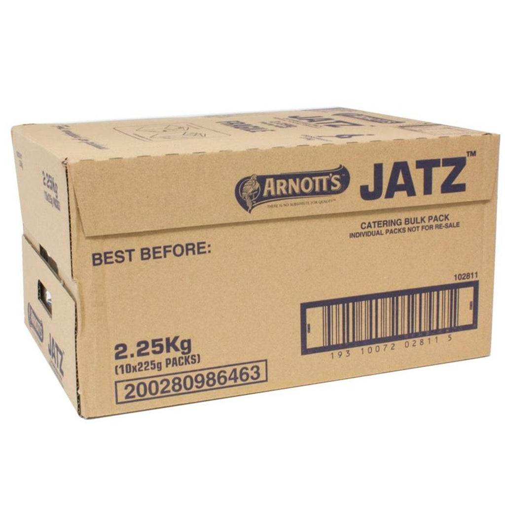 Arnotts Jatz Crackers Original 10x225g 2.25kg Carton | SuperOffice