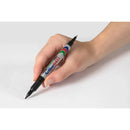 Artline 041T Dual Nib Tip End Permanent Markers Black Box 12 104101 (Box 12) - SuperOffice