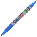 Artline 041T Permanent Dual Nib Marker Blue 104103 - SuperOffice