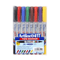 Artline 041T Permanent Dual Nib Tip Twin Marker Assorted Colours Wallet 8 104148 - SuperOffice