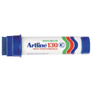 Artline 130 Permanent Marker 30mm Chisel Nib Blue Box 6 113003 (Box 6) - SuperOffice