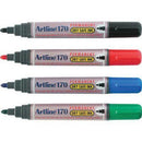 Artline 170 Permanent Marker 2Mm Bullet Nib Assorted Box 12 101741 - SuperOffice