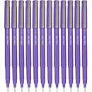 Artline 200 Fineliner Felt Tip Pen 0.4mm Bright Purple Box 12 120076 (Box 12) - SuperOffice