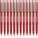 Artline 200 Fineliner Felt Tip Pen 0.4mm Dark Red Box 12) 120012 (Box 12) - SuperOffice