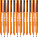 Artline 200 Fineliner Felt Tip Pen 0.4mm Orange Box 12 120005 (Box 12) - SuperOffice
