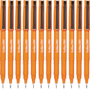 Artline 200 Fineliner Felt Tip Pen 0.4mm Orange Box 12 120005 (Box 12) - SuperOffice