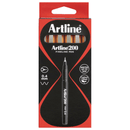 Artline 200 Fineliner Felt Tip Pen 0.4mm Orange Box 12 120005 (Box 12) - SuperOffice