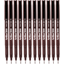 Artline 200 Fineliner Pen 0.4mm Dark Brown Box 12 120018 (Box 12) - SuperOffice