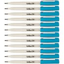 Artline 210 Fineline Fibre Tip Pen 0.6mm Medium Sky Light Blue Box 12 121013 (Box 12) - SuperOffice
