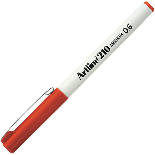 Artline 210 Fineline Pen 0.6Mm Dark Red 121012 - SuperOffice