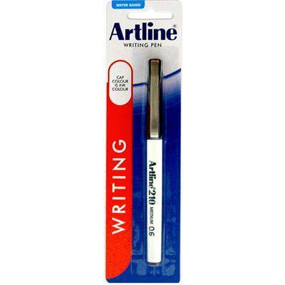 Artline 210 Fineliner Pen 0.6Mm Black Hangsell 121071 - SuperOffice
