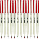 Artline 210 Fineliner Pen 0.6mm Red Fiber Tip Box 12 121002 (Box 12) - SuperOffice