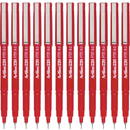 Artline 220 Fineline Pen 0.2mm Extra Fine Red Box 12 122002 (Box 12) - SuperOffice
