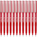 Artline 220 Fineline Pen 0.2mm Extra Fine Red Box 12 122002 (Box 12) - SuperOffice