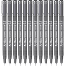 Artline 232 Drawing System Pen 0.2mm Black Pigment Ink Water Resistant Box 12 123201 (Box 12) - SuperOffice