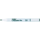 Artline 242 Calligraphy Pen 2.0mm Black Pigment Ink Wedge Tip Box 12 124201 (Box 12) - SuperOffice