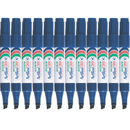 Artline 30 Mini Permanent Marker Chisel 5mm Blue Box 12 103003 (Blue) - SuperOffice
