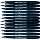 Artline 3400 Ergoline Fibre Tip Pen 0.4mm Blue Box 12 134003 (Box 12) - SuperOffice