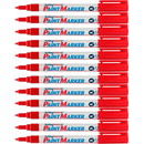 Artline 440XF Paint Marker Bullet 1.2mm Red Box 12 144002 (Box 12) - SuperOffice