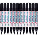 Artline 47 Wetrite Permanent Marker 1.5mm Bullet Black Box 12 104701 (Box 12) - SuperOffice