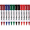 Artline 550A Whiteboard Marker 1.2mm Bullet Assorted Colours Pack 12 Box 155041A - SuperOffice