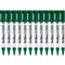 Artline 550A Whiteboard Marker 1.2mm Bullet Green Box 12 155004A (Box 12) - SuperOffice
