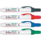 Artline 573 Clix Retractable Whiteboard Marker Pen 1.5Mm Bullet Assorted Wallet 4 157344 - SuperOffice