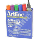 Artline 577 Whiteboard Marker 2Mm Bullet Assorted Box 12 157741 - SuperOffice
