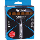 Artline 577 Whiteboard Marker 2mm Bullet Tip Brown Box 12 Bulk 157708 (Box 12) - SuperOffice