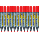 Artline 579 Whiteboard Marker 5mm Chisel Red Box 12 157902 (Box 12) - SuperOffice