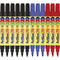 Artline 70 Permanent Marker 1.5mm Bullet Black/Blue/Red Pack 12 Assorted Artline 70 (6 Black 3 Blue 3 Red) HS - SuperOffice