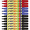 Artline 70 Permanent Marker 1.5mm Bullet Black/Blue/Red Pack 12 Assorted Artline 70 (6 Black 3 Blue 3 Red) HS - SuperOffice
